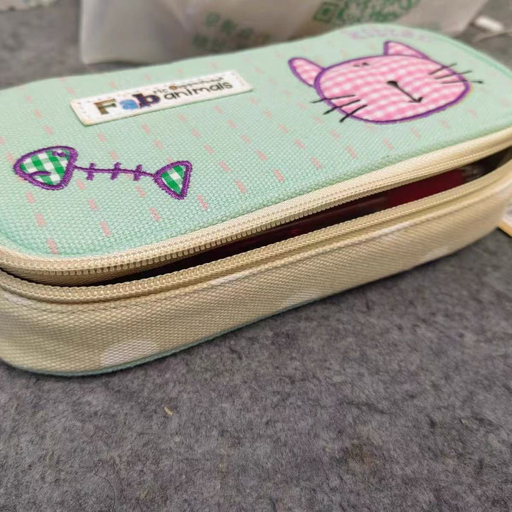 Cat-Themed Cute Pencil Case
