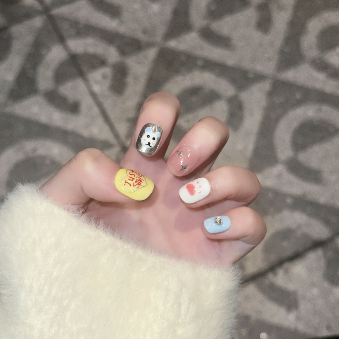 Cute Animal Design Nail Art Set Kalsten