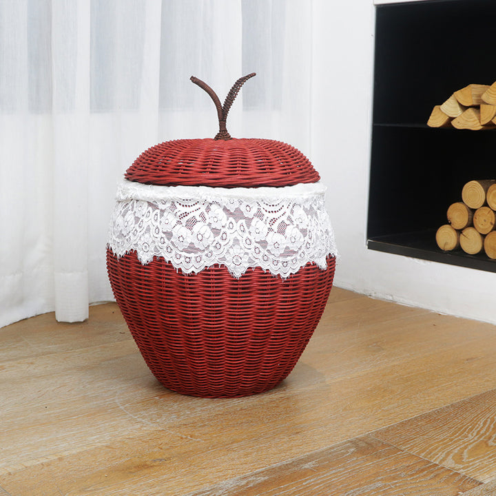 Decorative Woven Storage Container with Lid Kalsten