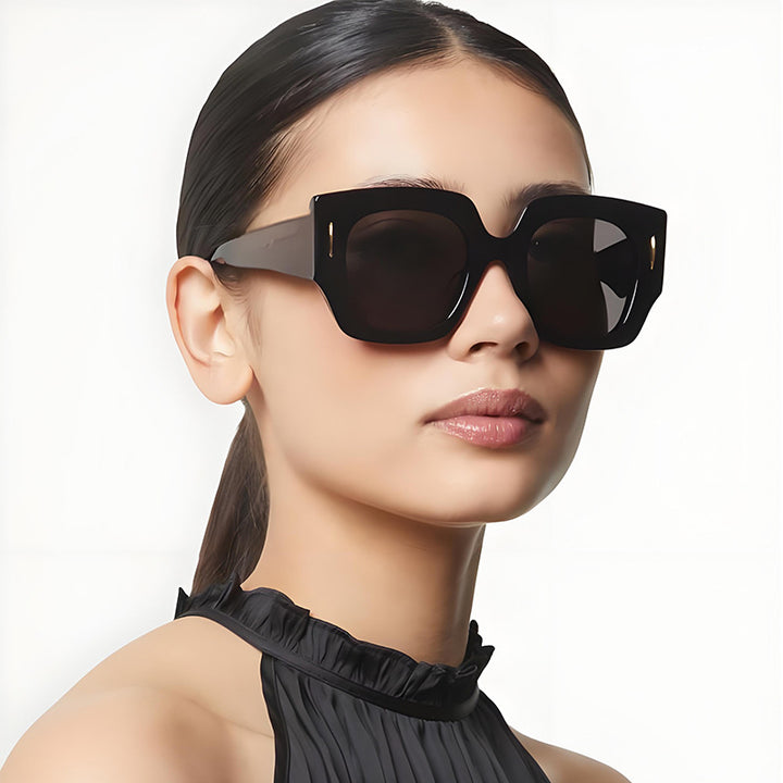 Women's Geometric Oversized Sunglasses with Luxurious Accent Kalsten
