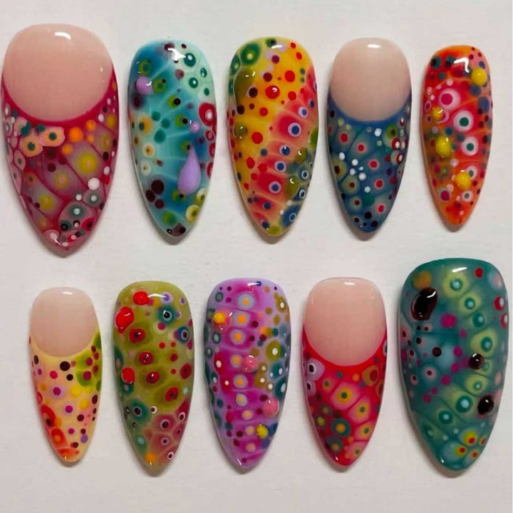 Artistic Decorative Nail Extensions Kalsten