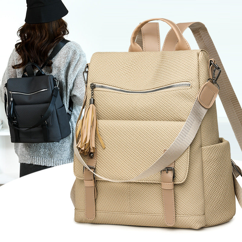 Multi-Functional Textured Backpack Kalsten