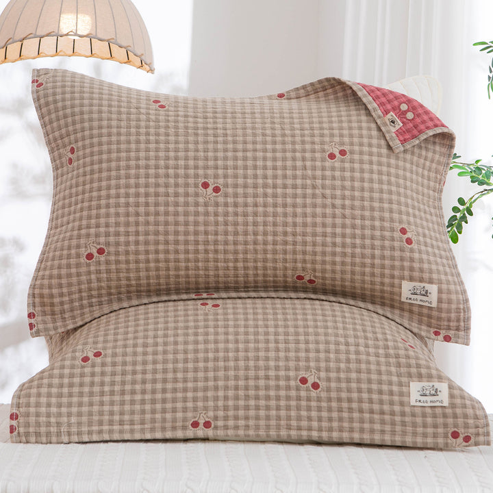 Women's pillowcase with modern checkered pattern Kalsten