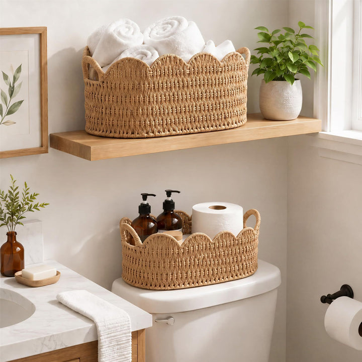 Decorative Woven Storage Basket Kalsten
