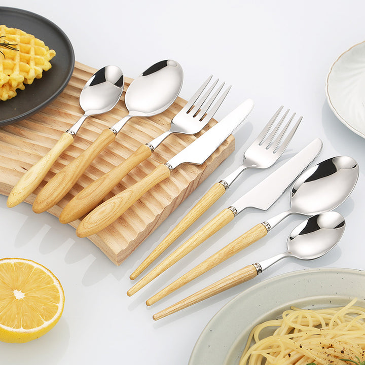 Professional and ergonomic bread knife with wooden handle Kalsten