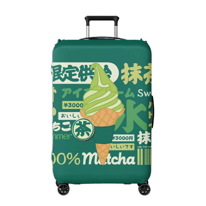 Unisex hard-shell travel suitcase with creative ice cream design Kalsten