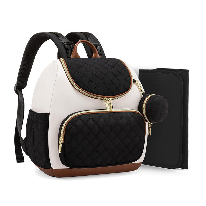 Elegant Quilted Backpack with Practical Compartments Kalsten