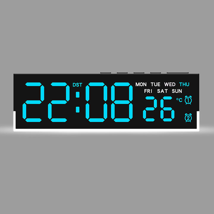 Digital watch with integrated thermometer and weekday display Kalsten