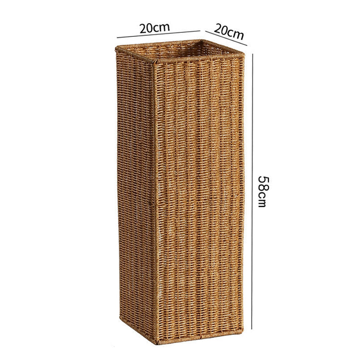 Rectangular Wicker Waste Bin Kalsten
