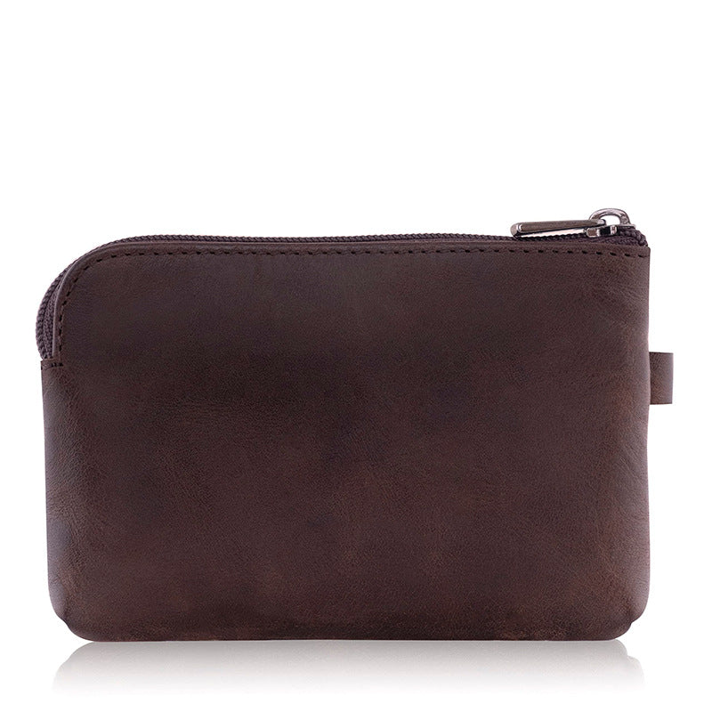 Compact Leather Zippered Cardholder Kalsten