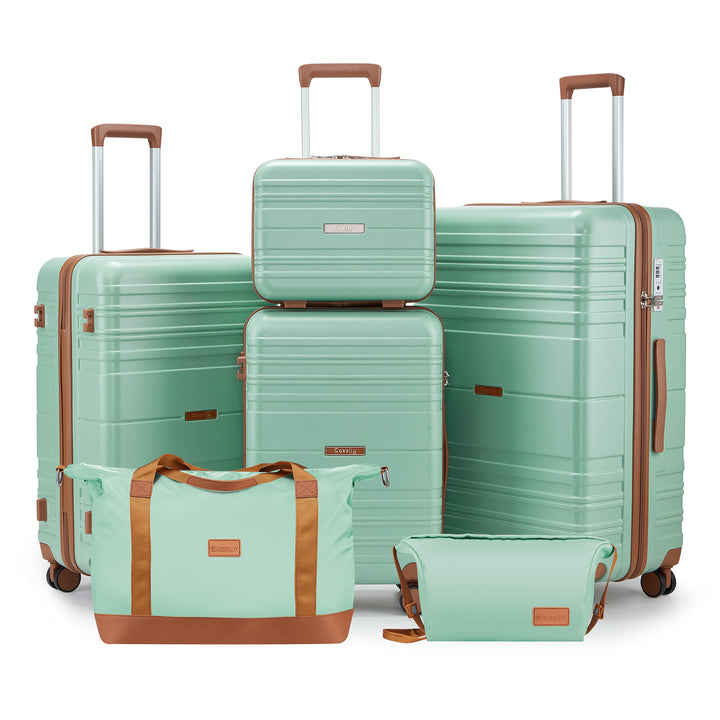 Unisex Versatile Expandable Hard Shell Travel Luggage Set Kalsten