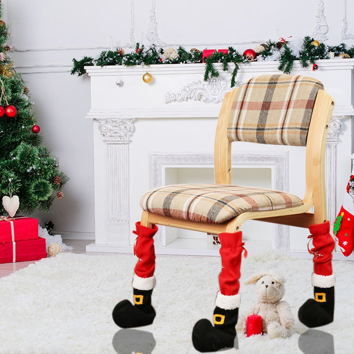 Decorative Christmas furniture legs