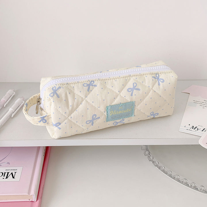 Quilted Pencil Case with Zipper Kalsten