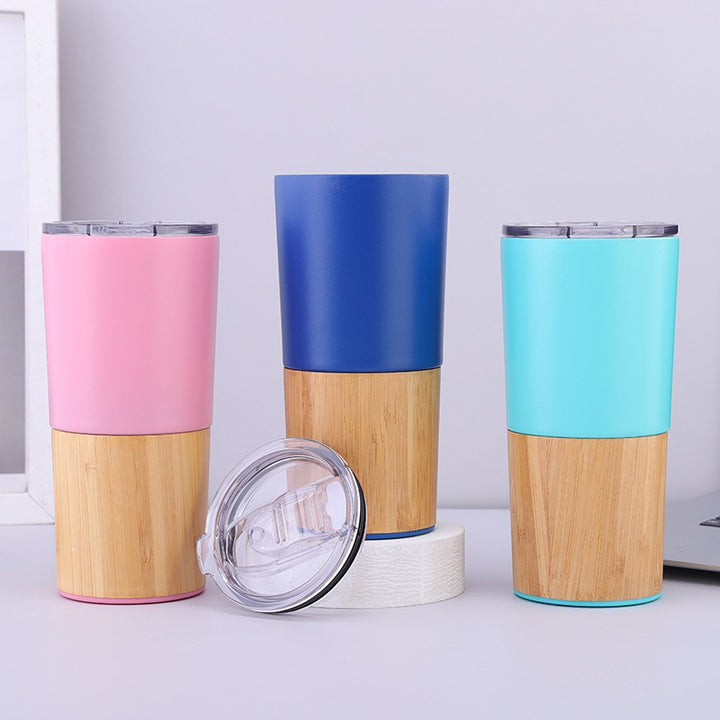 Ladies thermos mug made of eco-friendly bamboo and stainless steel Kalsten