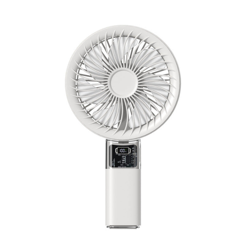 Women portable mini fan with digital display and variable speed control Kalsten