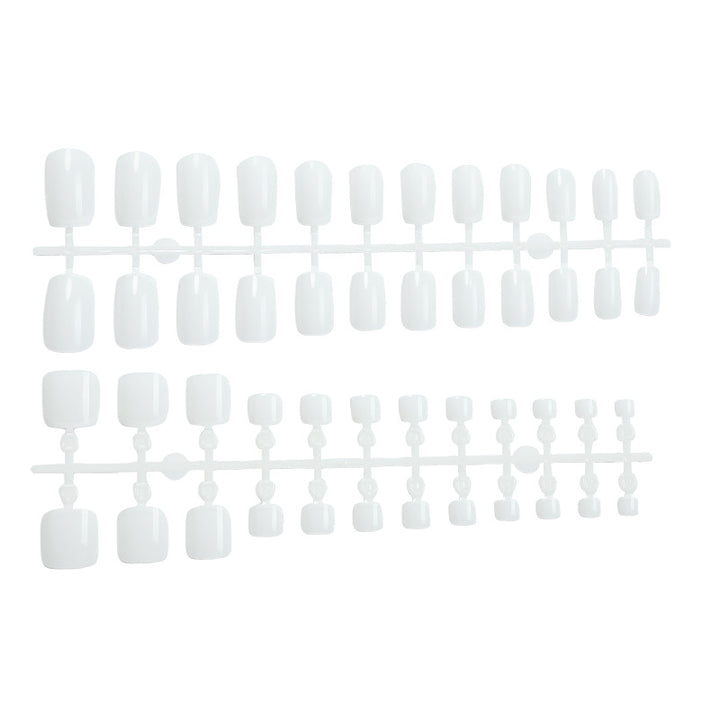 Premium Gel Press-On Nail Set with Elegant French Tip Design Kalsten