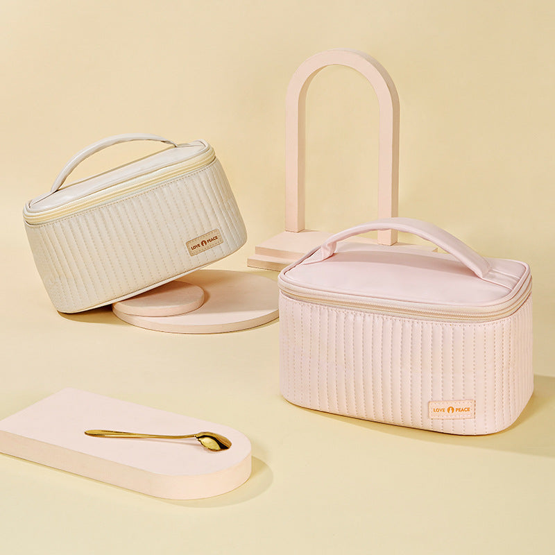 Elegant Quilted Makeup Storage Case Kalsten