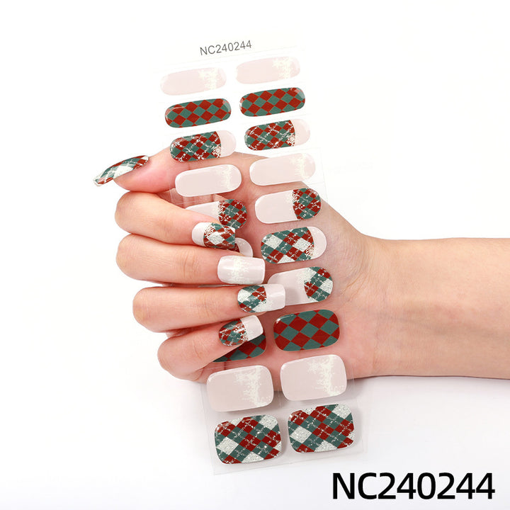 Elegant Floral Design Nail Wraps