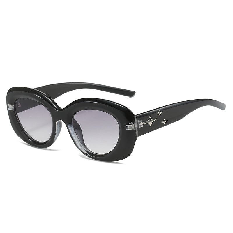 Stylish Oversized Shield Sunglasses Kalsten