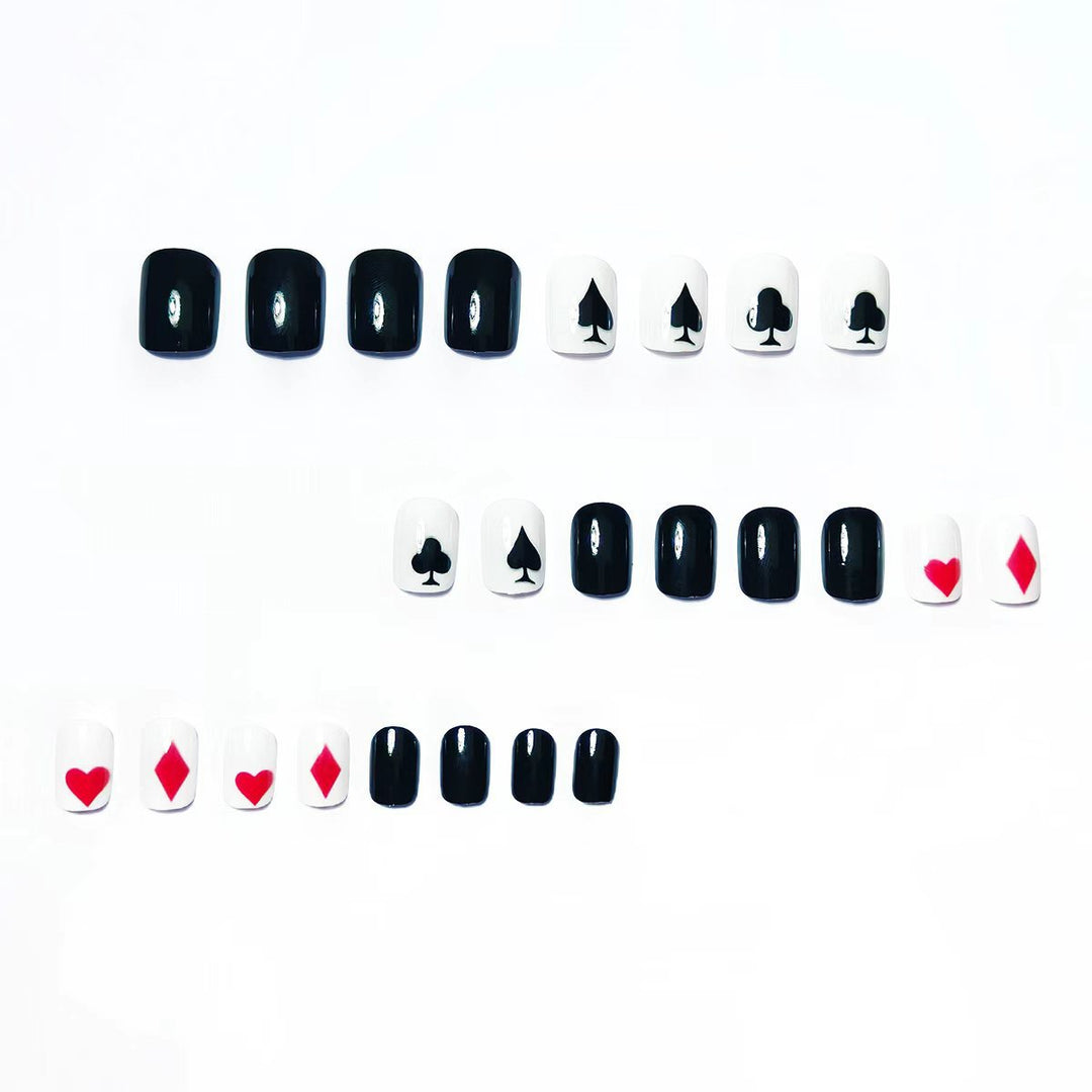 Playing Card-Themed Nail Art Kalsten