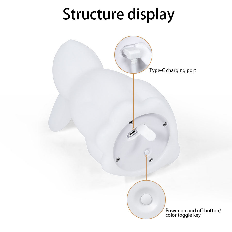 Contemporary Creative Rabbit PE LED Table Lamp for the Bedroom | Noxord