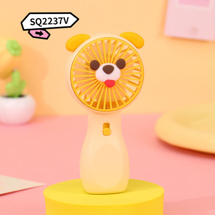 Women's portable hand fan in playful frog design Kalsten
