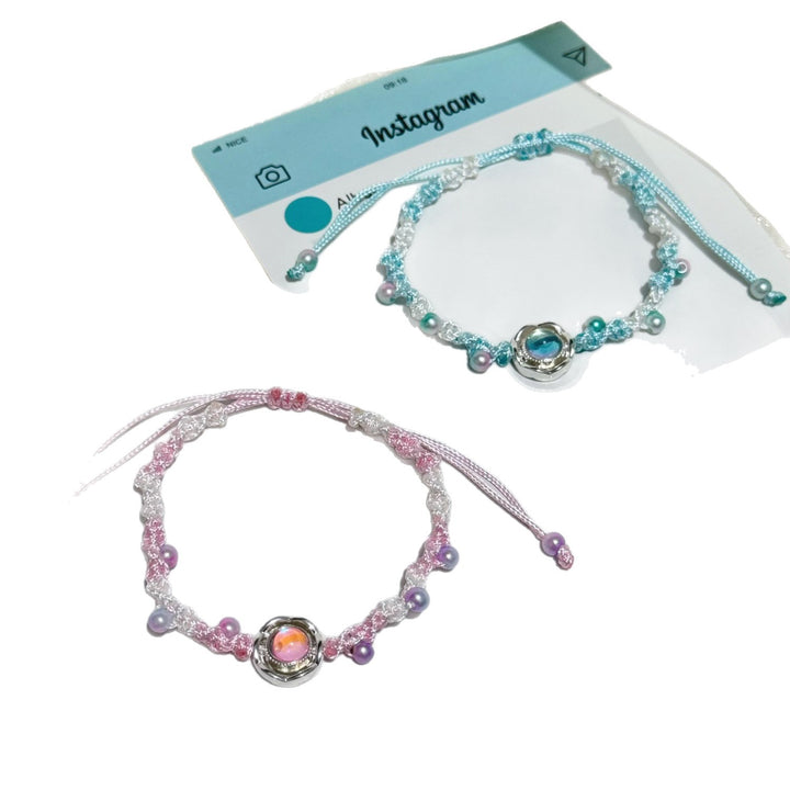Adjustable Floral Charm Bracelet Kalsten