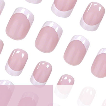 French Tip Gel Nail Enhancements Kalsten