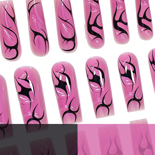 Artistic Long Acrylic Nail Enhancements Kalsten