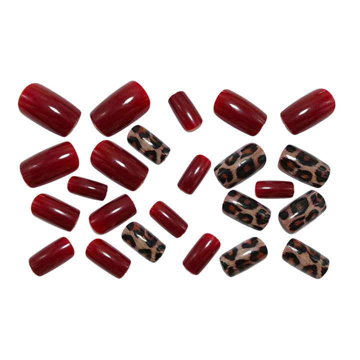 Artificial nails with modern leopard pattern Kalsten