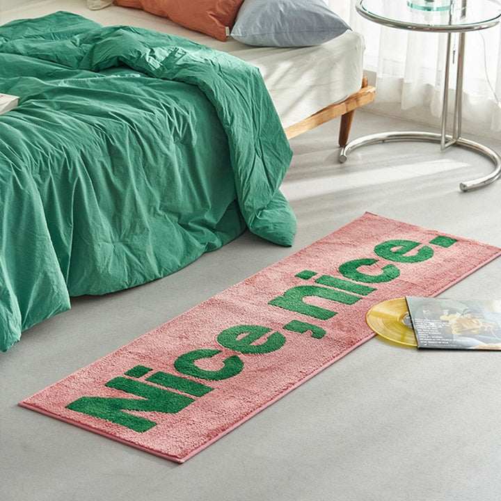 Decorative Phrase Bath Mat Kalsten