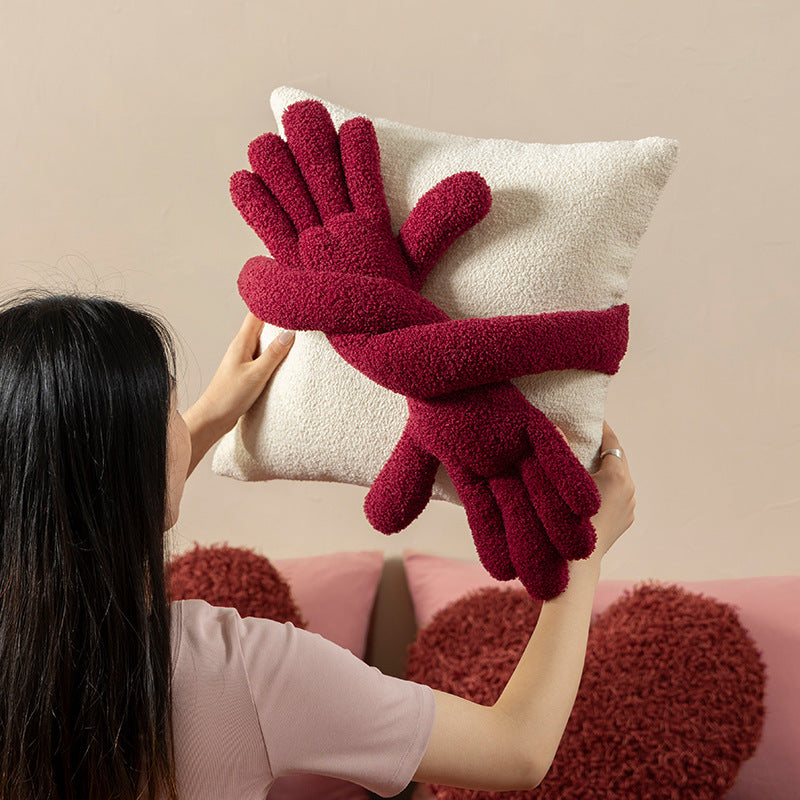 Cozy bouclé fleece gloves with warming thermal lining Kalsten