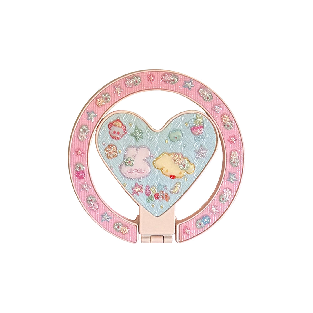 Playful hand mirror in heart design Kalsten