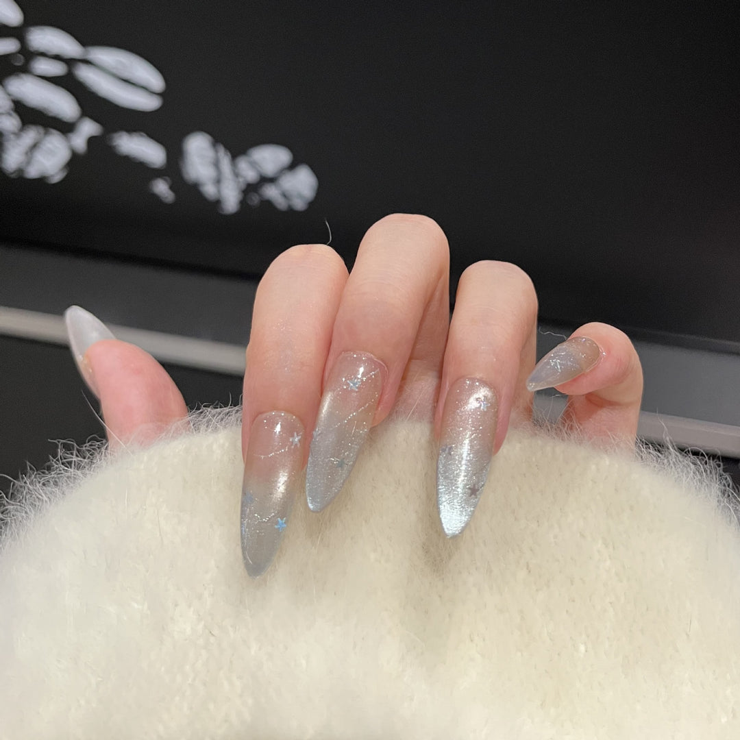 Cosmic Star-Accent Press-On Nail Set Kalsten