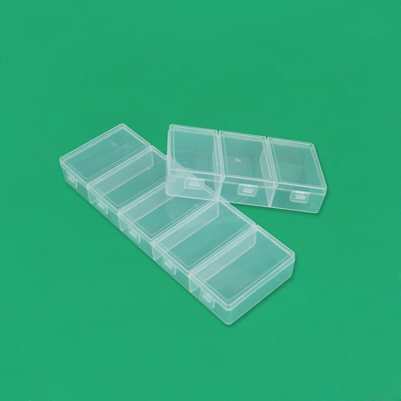 Multi-Compartment Clear Craft Storage Box Kalsten