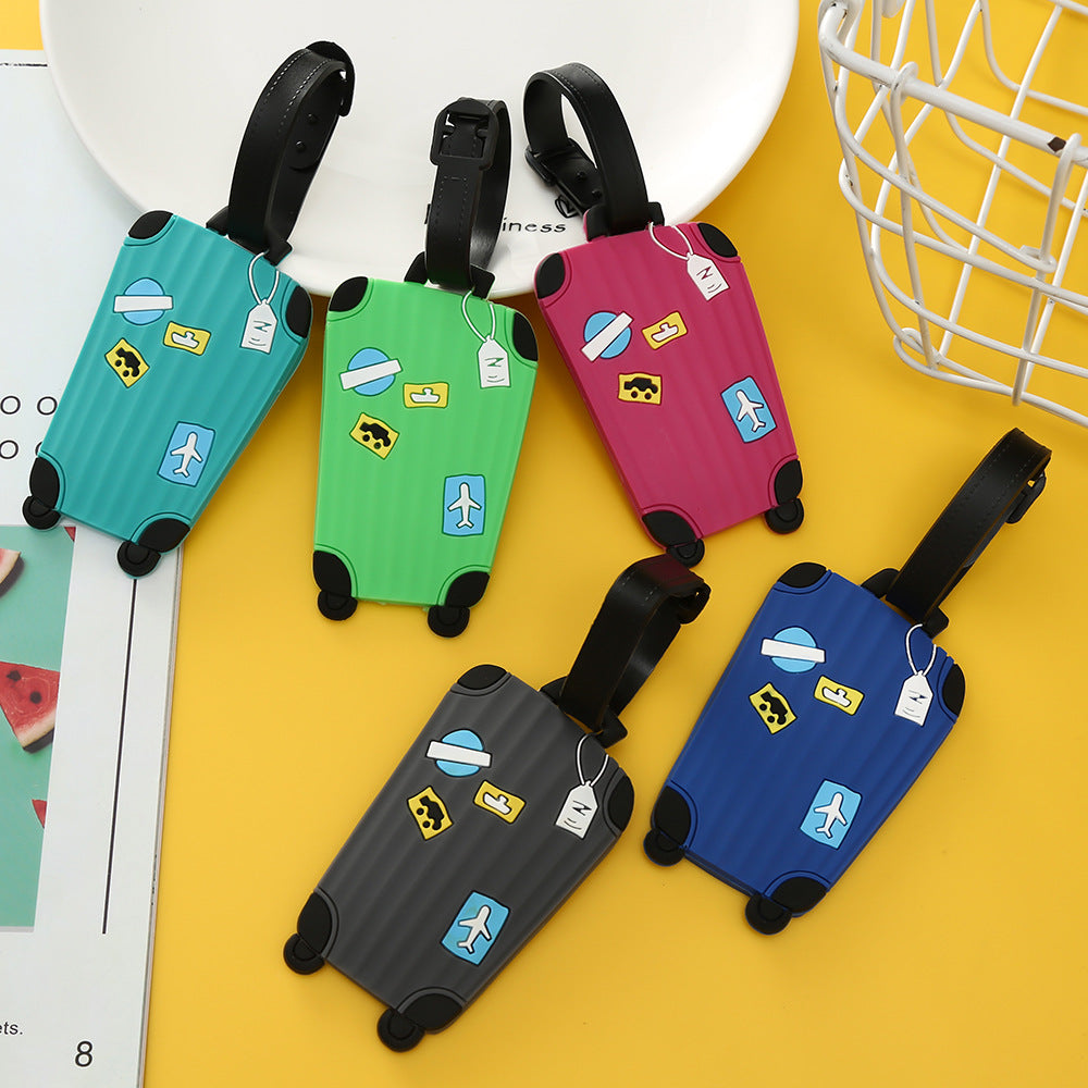 Unisex Luggage Tag in Modern Suitcase Design Kalsten