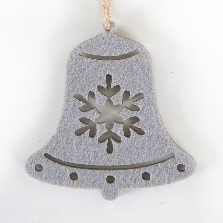 Decorative Christmas star pendant made of felt