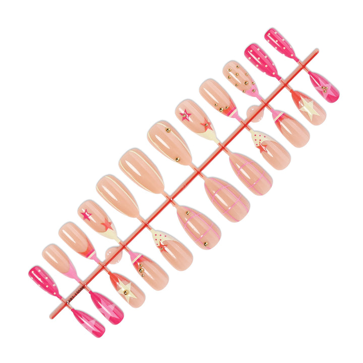 Decorative Themed Press-On Nail Art Set kalsten