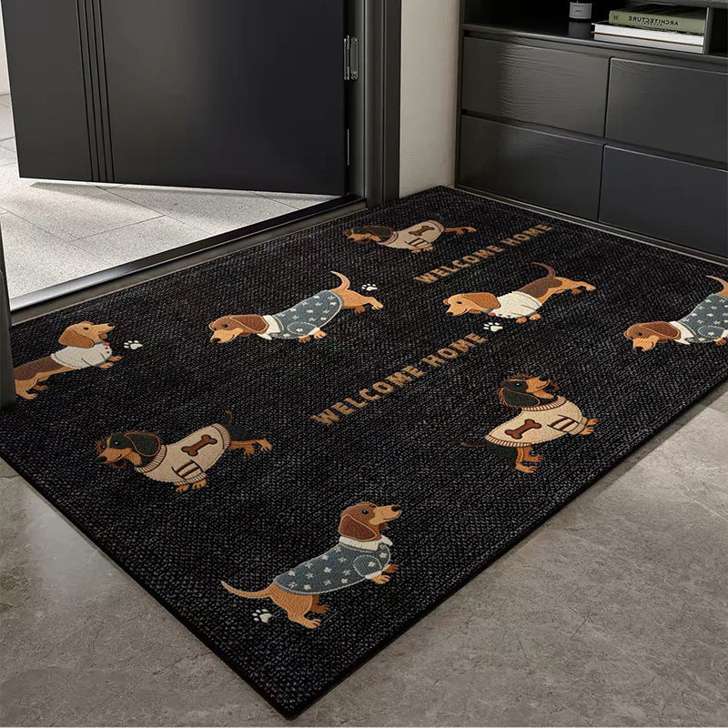 Dog-Themed Welcome Mat