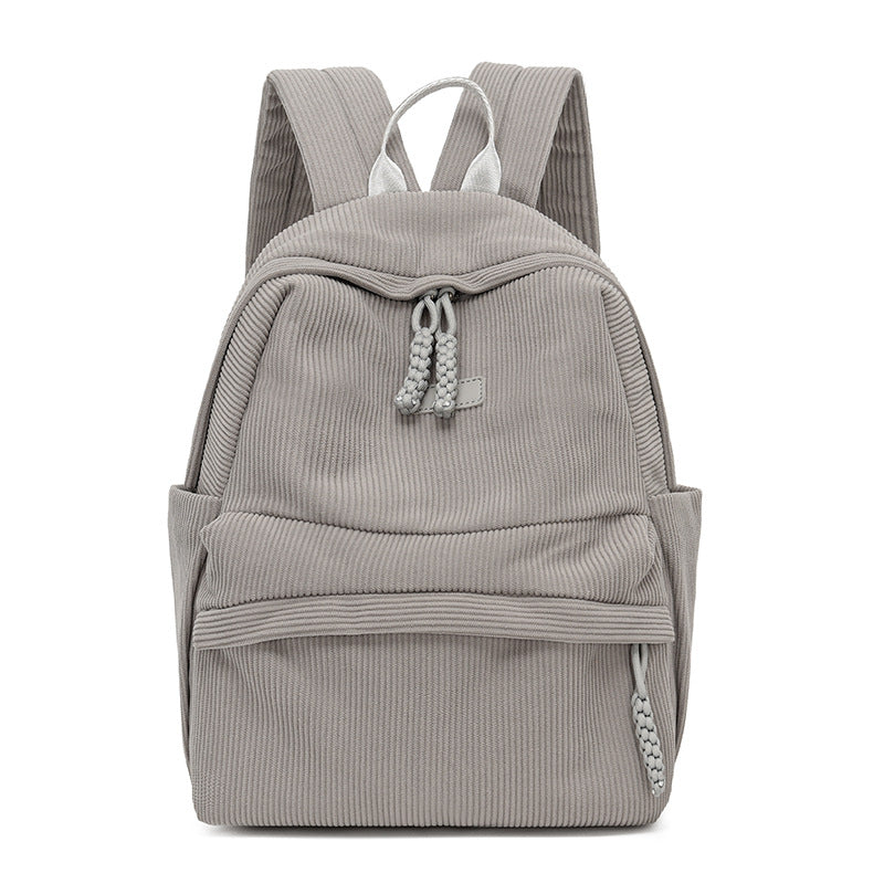 Stylish Corduroy Backpack Kalsten