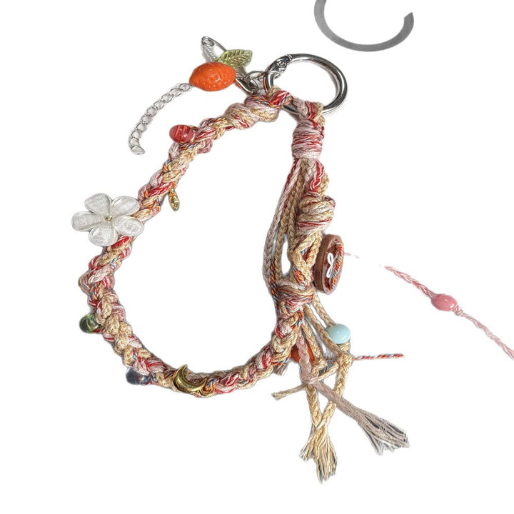 Handmade Beaded Charm Keyring Kalsten