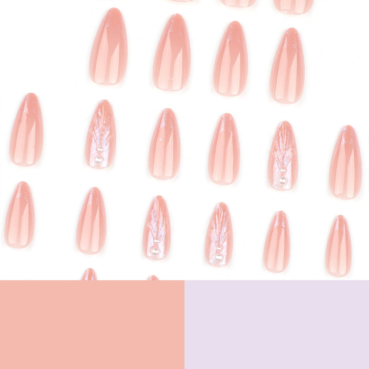 Artificial nail art with curved design Kalsten