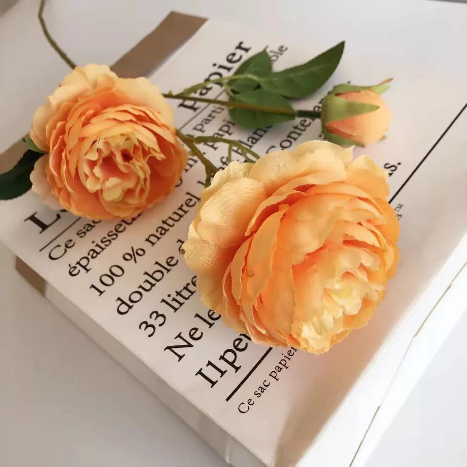 Elegant Faux Flower Stem Arrangement