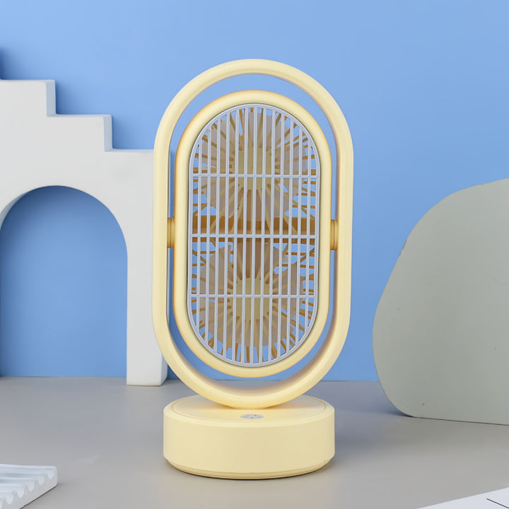 Ladies Portable Table Fan in Modern and Compact Design Kalsten