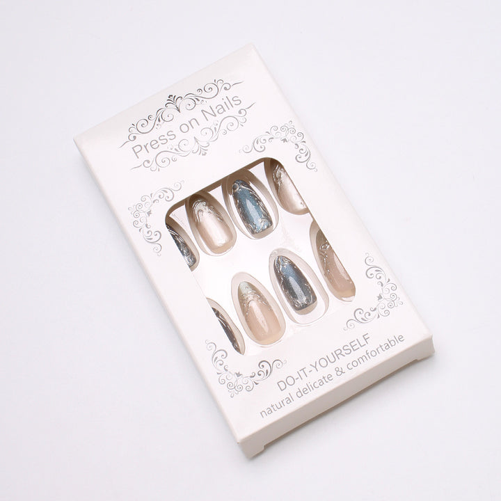 Elegant Glittering Press-On Nails Kalsten