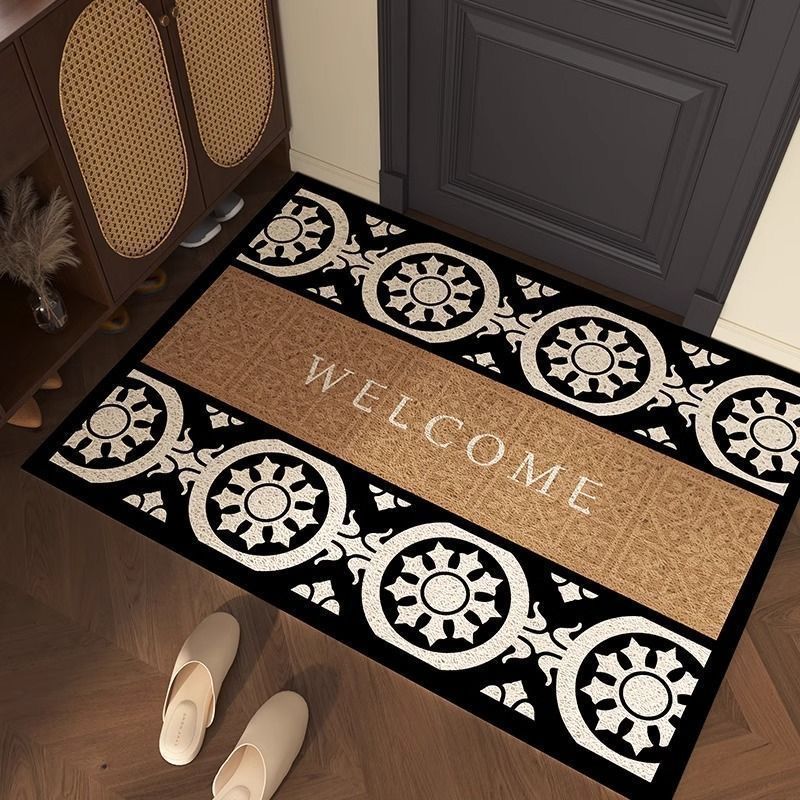 Decorative Geometric Shape Welcome Mat