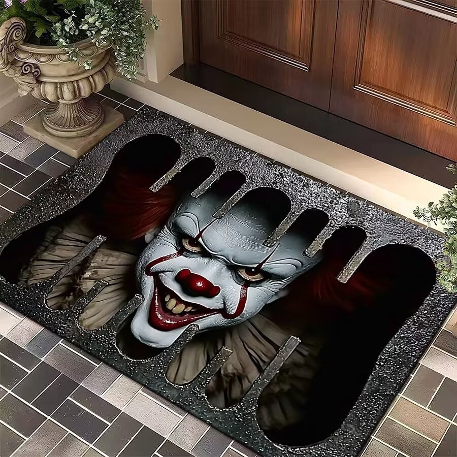 Halloween-Themed Spooky Door Mat for Home