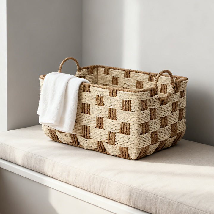 Handwoven storage basket Kalsten