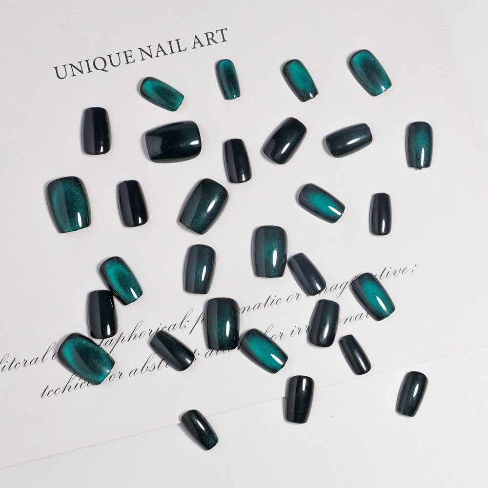 Glossy Ombre Square Press-On Nail Set Kalsten