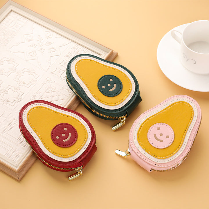 Fun Fruit-Themed Zippered Coin Purse Kalsten